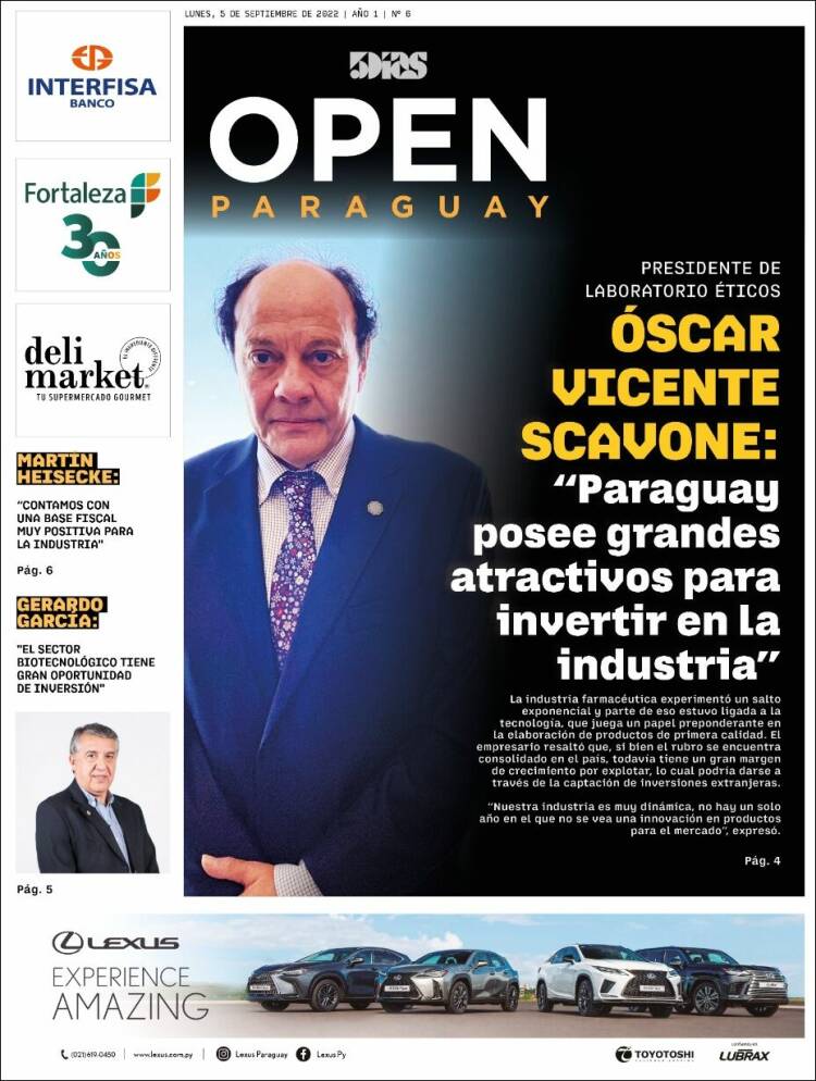 Portada de 5 Días (Paraguay)