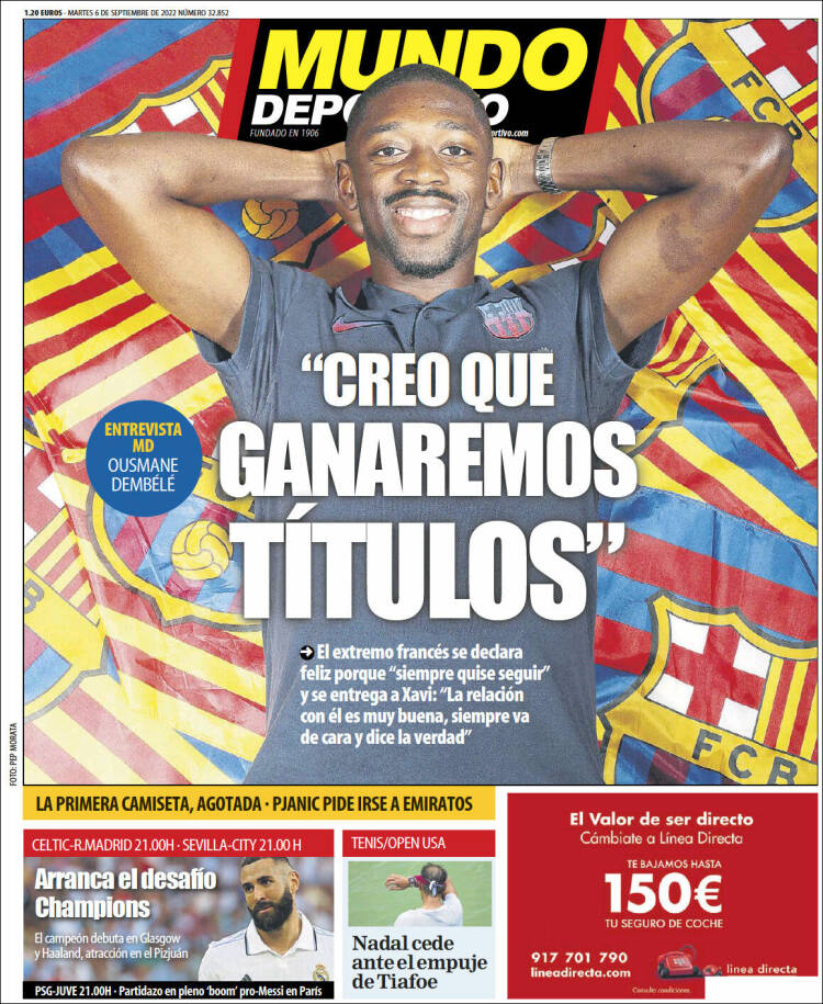 Portada de El Mundo Deportivo (España)
