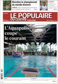 Portada de Le Populaire du Centre (Francia)