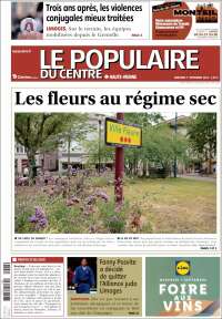 Portada de Le Populaire du Centre (France)