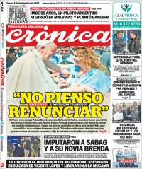 Portada de Crónica (Argentina)