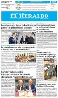 Portada de El Heraldo de Concordia (Argentina)