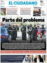 Portada de Diario El Ciudadano (Argentina)