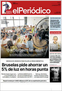 Portada de El Periódico (España)