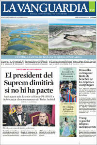 Portada de La Vanguardia (España)
