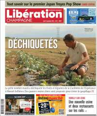 Portada de Libération Champagne (France)
