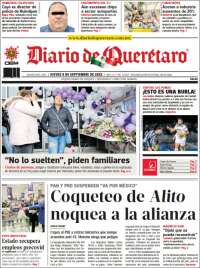 Portada de Diario de Querétaro (México)