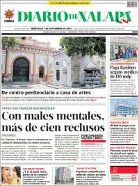 Portada de Diario de Xalapa (México)