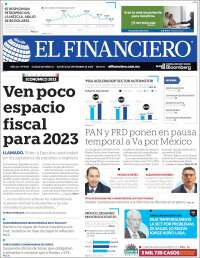 Portada de El Financiero (México)