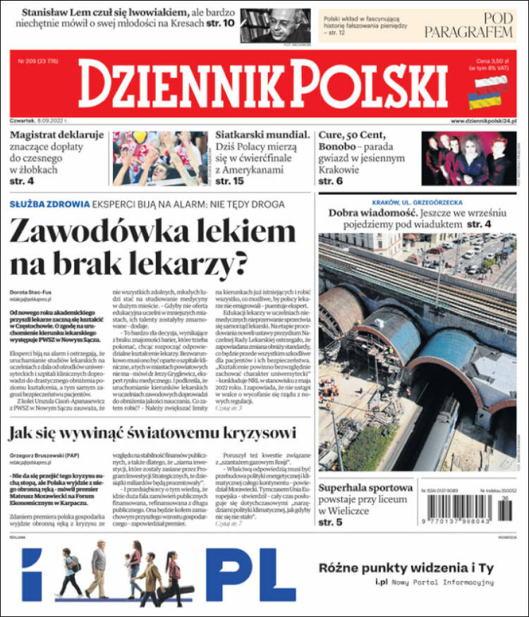 Portada de Dziennik (Polonia)