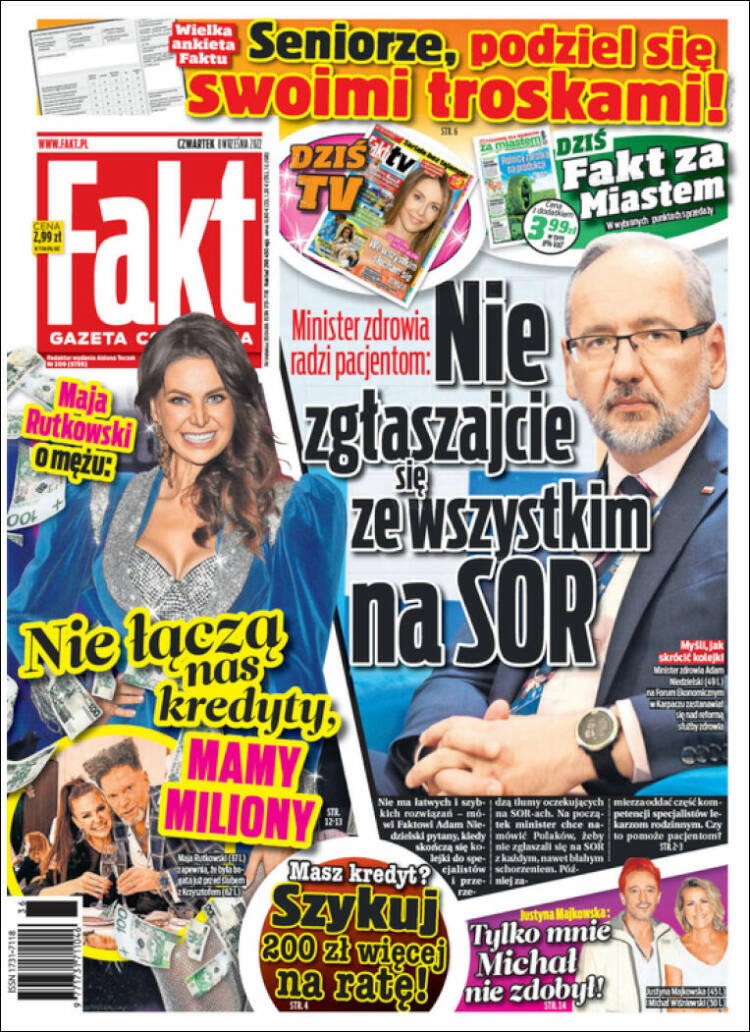 Portada de Fakt (Polonia)