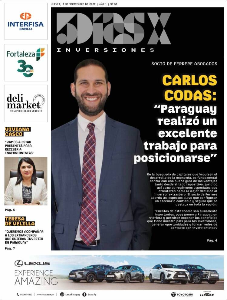 Portada de 5 Días (Paraguay)