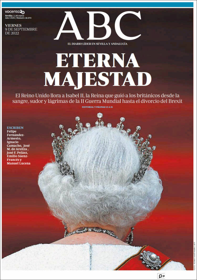 Portada de ABC - Sevilla (España)