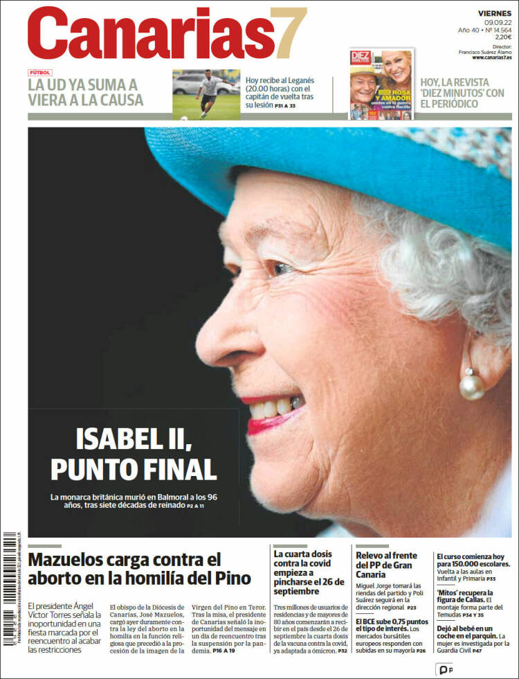 Portada de Canarias 7 (Spain)
