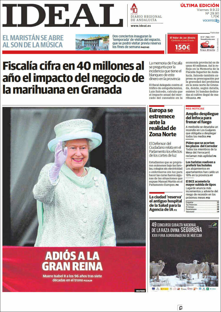 Portada de Ideal (Spain)