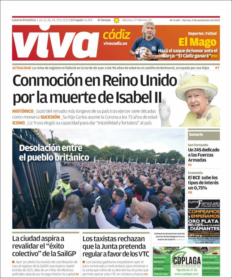 Portada de Información - Cadiz (Spain)