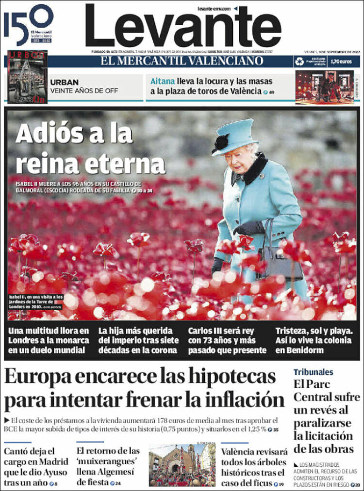 Portada de Levante (Spain)