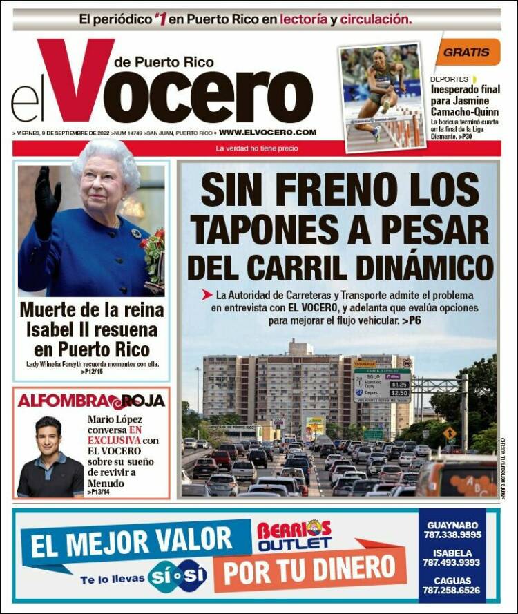 Portada de Vocero (Puerto Rico)