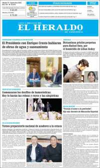 Portada de El Heraldo de Concordia (Argentina)