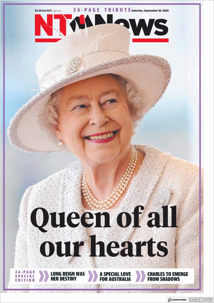 Portada de Northern Territory News (Australia)