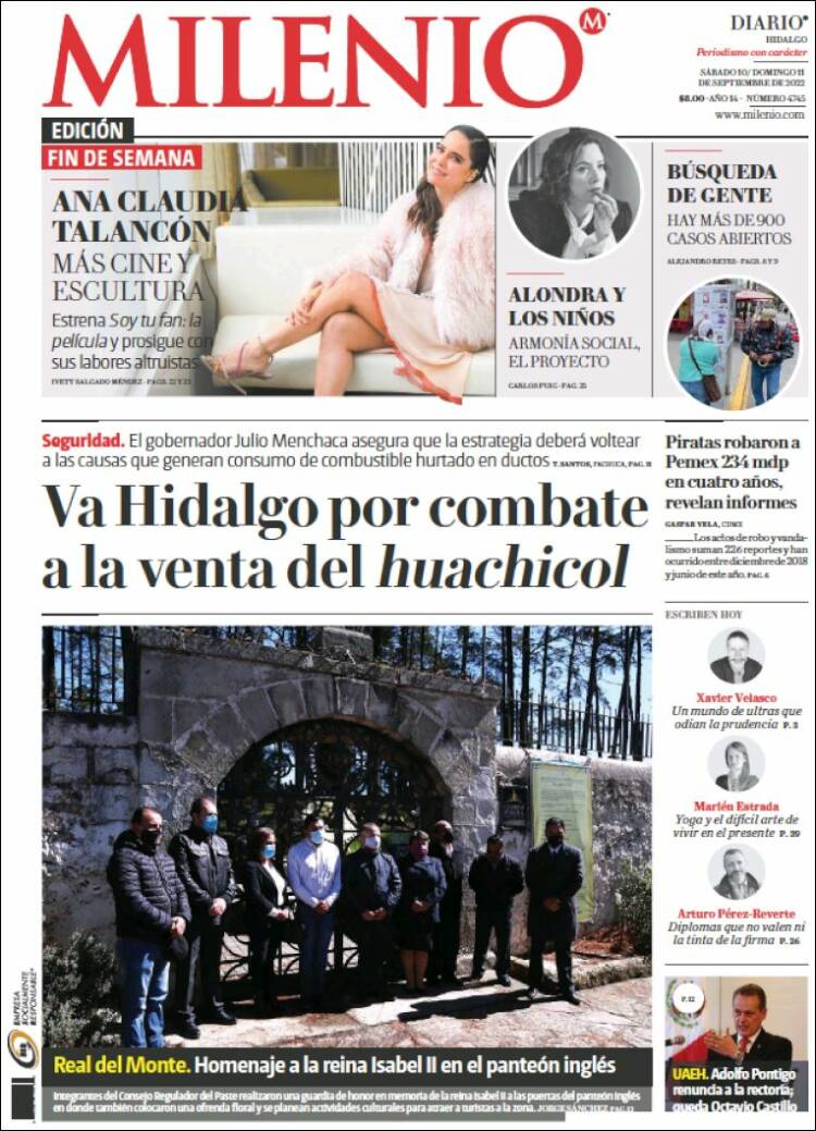 Portada de Milenio de Hidalgo (México)