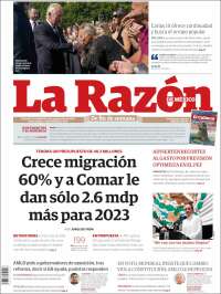 Portada de La Razón (México)