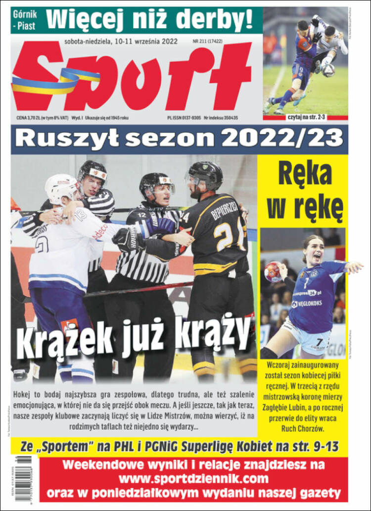 Portada de Katowicki Sport (Polonia)