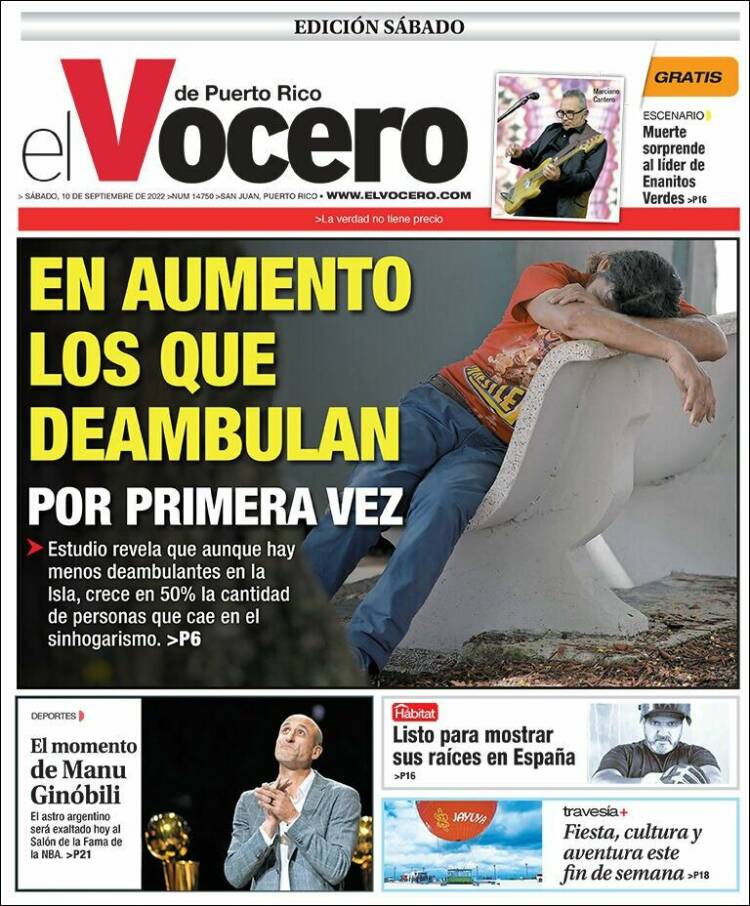 Portada de Vocero (Puerto Rico)