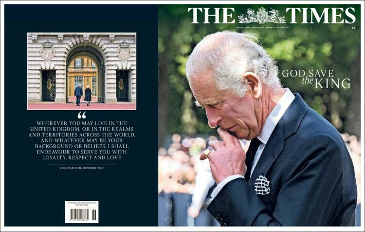 Portada de The Times (United Kingdom)