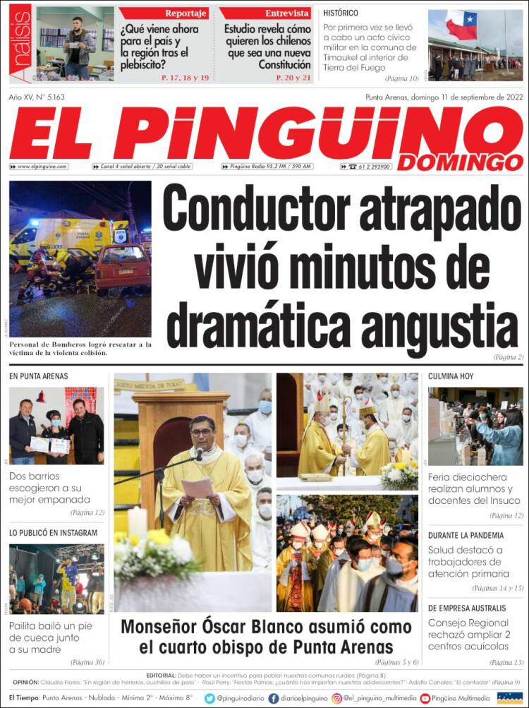 Portada de El Pingüino (Chile)