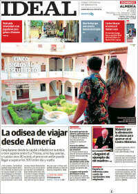 Portada de Ideal Almeria (Espagne)
