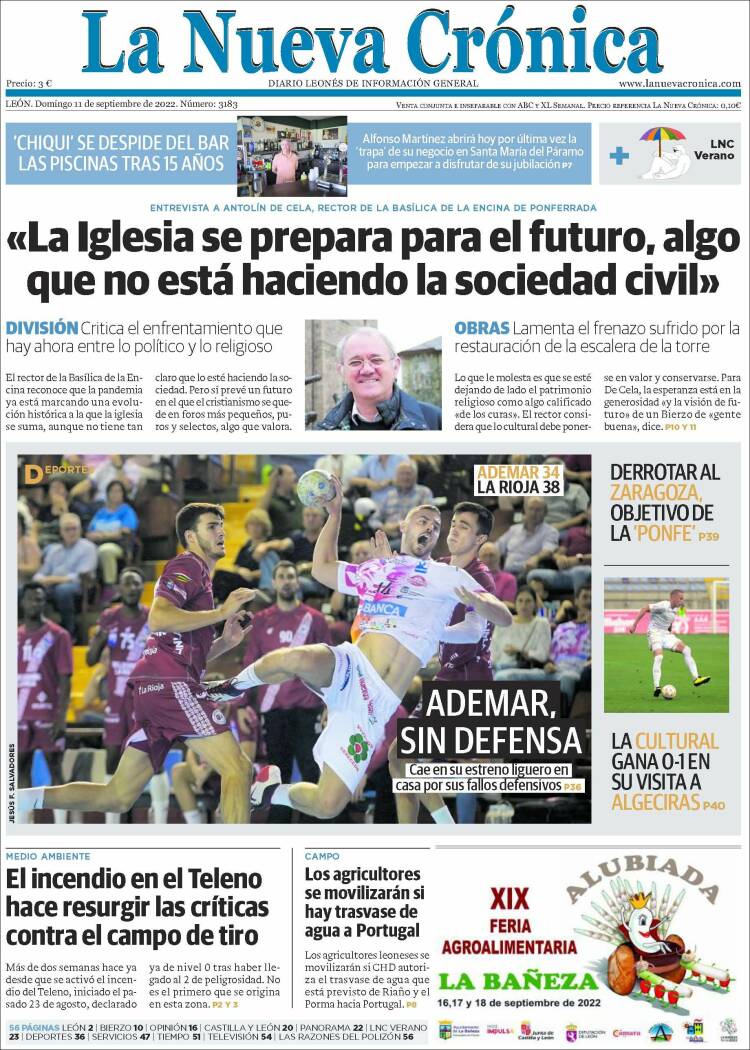 Portada de La Nueva Crónica (Espagne)