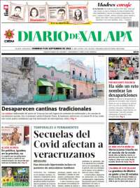 Portada de Diario de Xalapa (México)