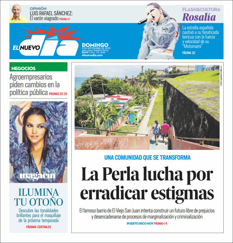 Portada de El Nuevo Día (Puerto Rico)