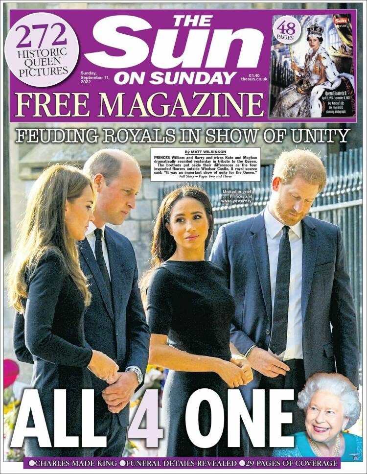 Portada de The Sun (Reino Unido)