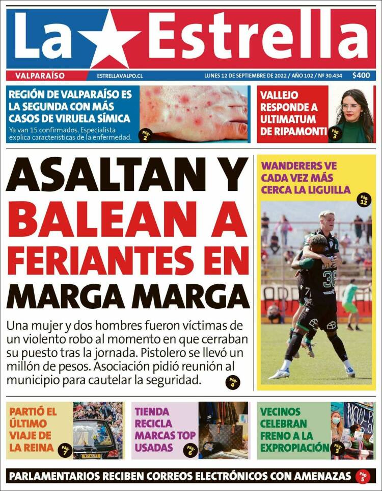 Portada de Estrella de Valparaiso (Chile)