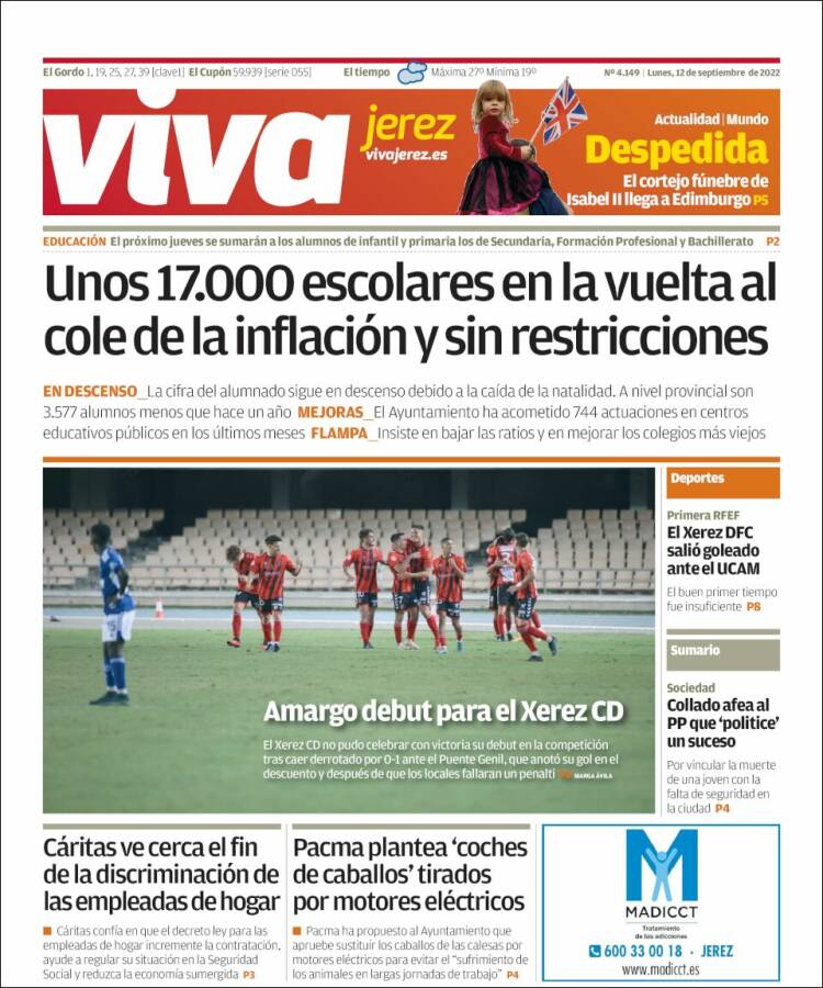 Portada de Información - Jerez (Spain)