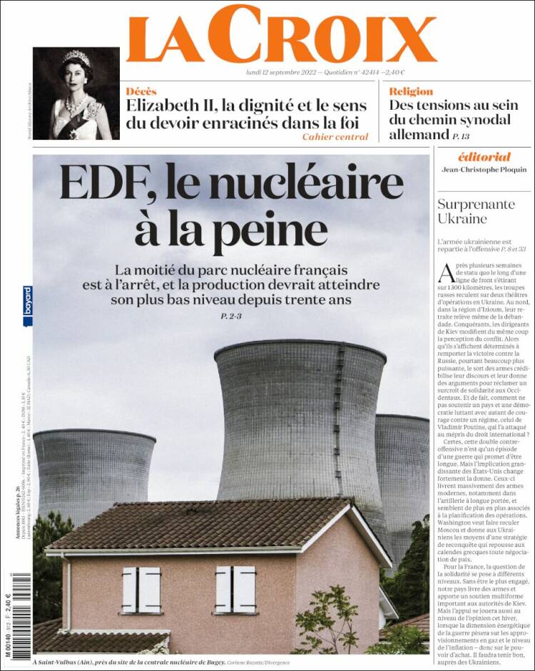 Portada de La Croix (France)