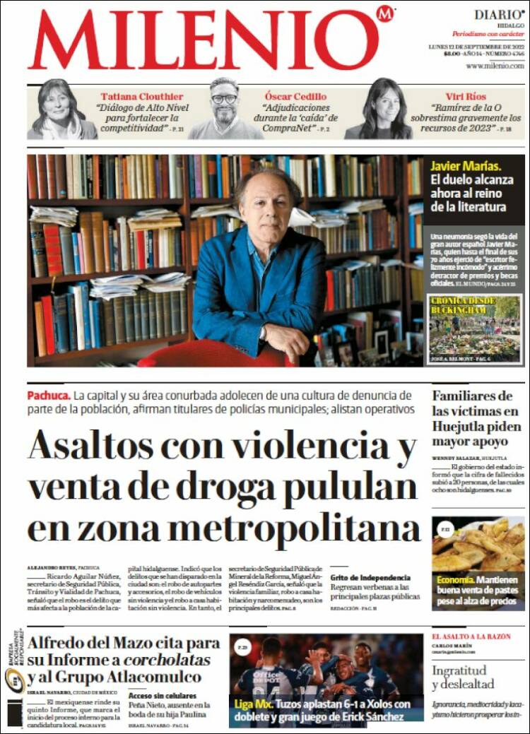 Portada de Milenio de Hidalgo (México)