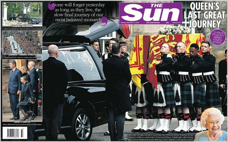 Portada de The Sun (Reino Unido)