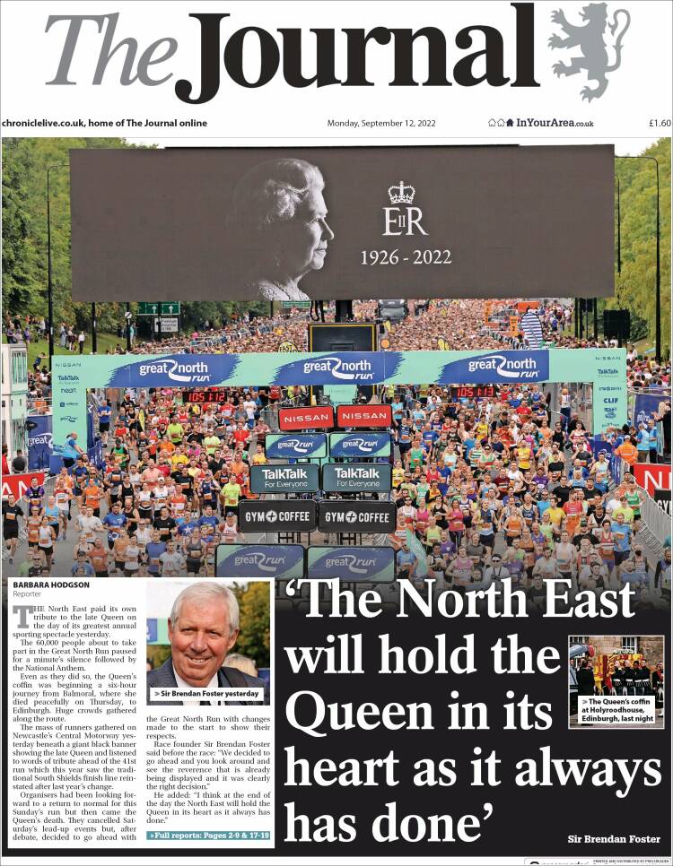 Portada de The Journal (Reino Unido)