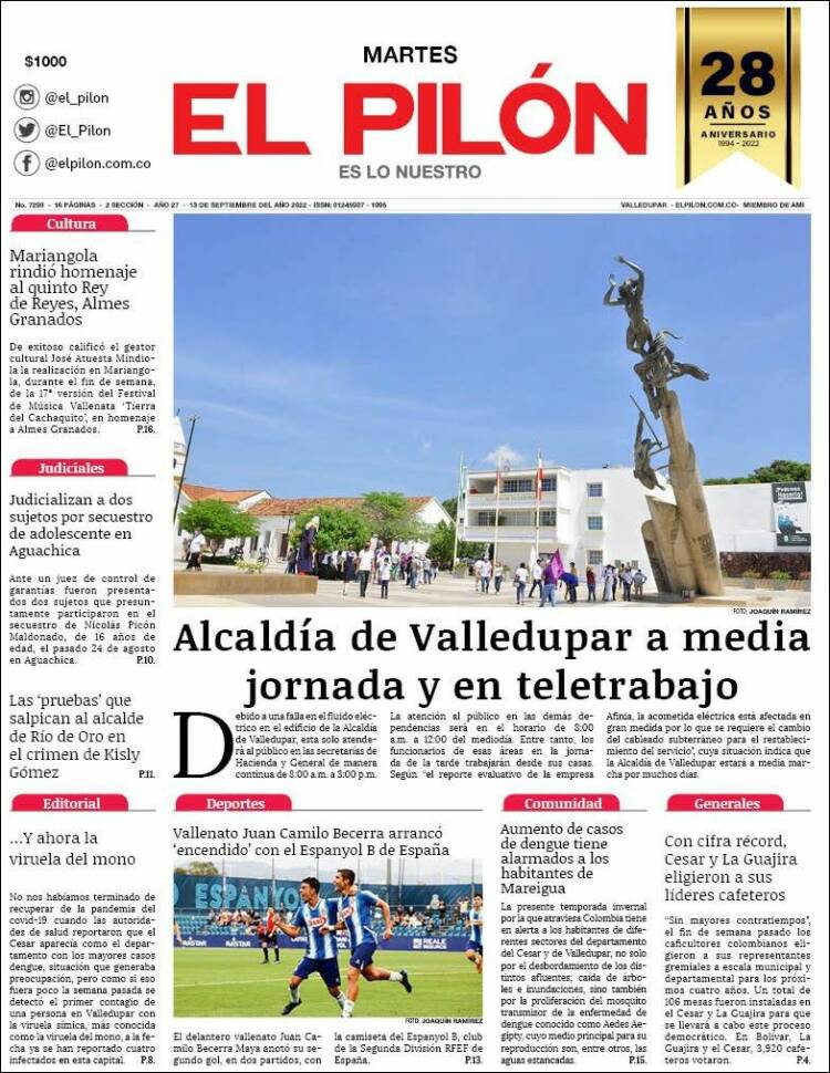 Portada de El Pilón (Colombie)