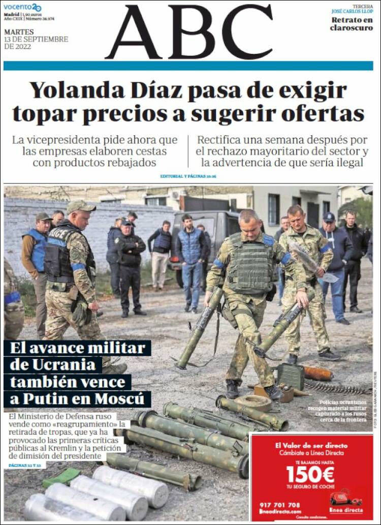 Portada de ABC (España)