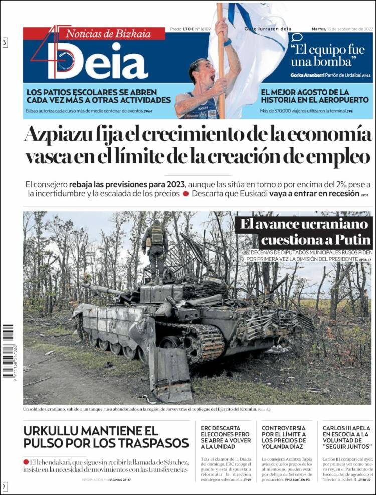 Portada de Deia (España)