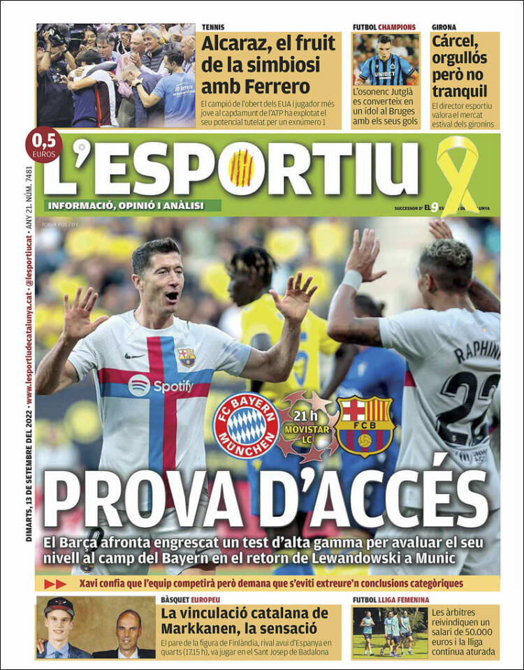 Portada de L'Esportiu (España)