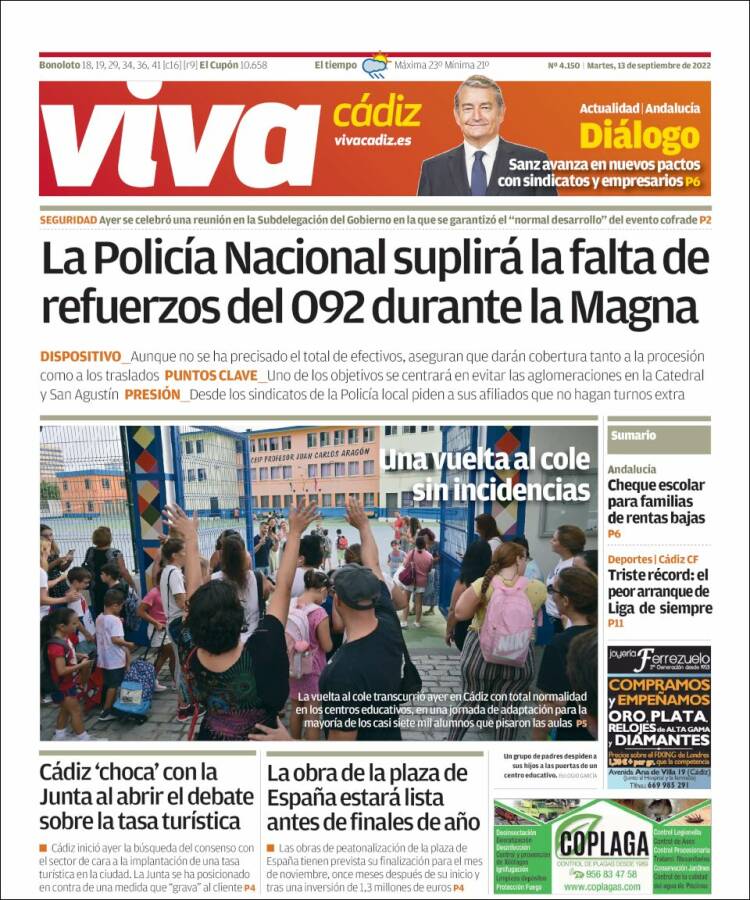 Portada de Información - Cadiz (España)