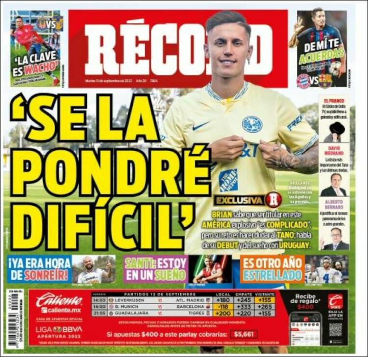 Portada de Record (México)