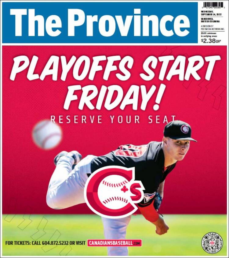 Portada de The Province (Canada)