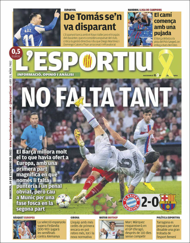 Portada de L'Esportiu (España)