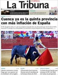 Portada de La Tribuna de Cuenca (Espagne)